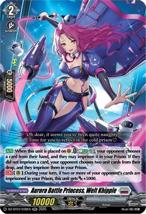 Aurora Battle Princess, Welt Khipple Double Rare  (DZ-BT07/039EN)