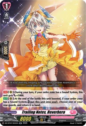 Trailing Notes, Reverbera Double Rare  (DZ-BT07/053EN)