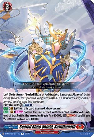Sealed Blaze Shield, Bowdhanath Rare  (DZ-BT07/071EN)