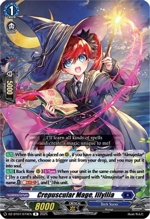 Crepuscular Mage, Illyllia Rare  (DZ-BT07/074EN)