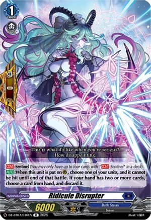 Ridicule Disrupter Rare  (DZ-BT07/076EN)