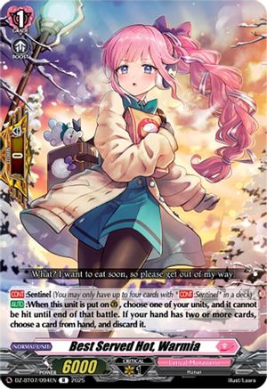 Best Served Hot, Warmia Rare  (DZ-BT07/094EN)