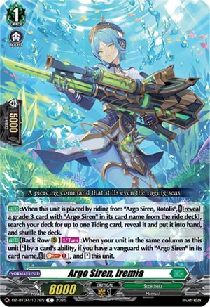 Argo Siren, Iremia Common  (DZ-BT07/137EN)