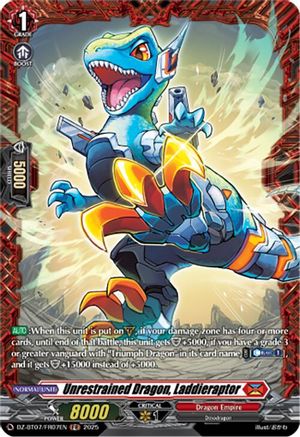 Unrestrained Dragon, Laddieraptor (FR) FR  (DZ-BT07/FR07EN)