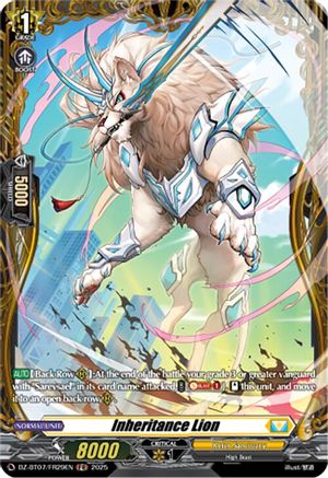 Inheritance Lion (FR) FR  (DZ-BT07/FR29EN)