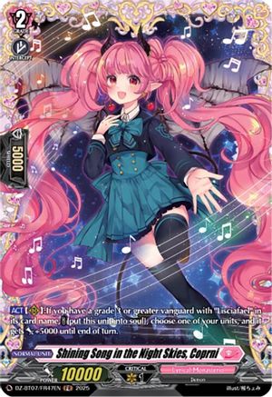 Shining Song in the Night Skies, Coprni (FR) FR  (DZ-BT07/FR47EN)