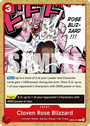 Cloven Rose Blizzard [Extra Booster: Anime 25th Collection] Common