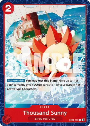 Thousand Sunny [Extra Booster: Anime 25th Collection] Common