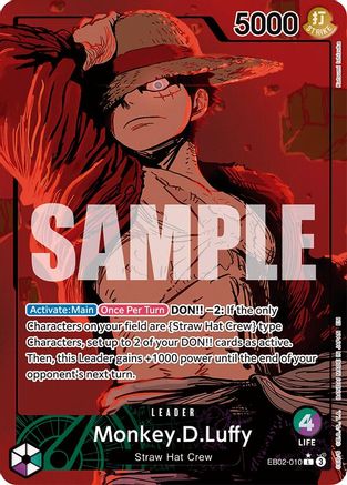 Monkey.D.Luffy (010) (Alternate Art) [Extra Booster: Anime 25th Collection] Leader