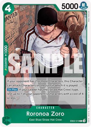 Roronoa Zoro [Extra Booster: Anime 25th Collection] Rare