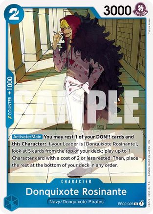 Donquixote Rosinante [Extra Booster: Anime 25th Collection] Rare
