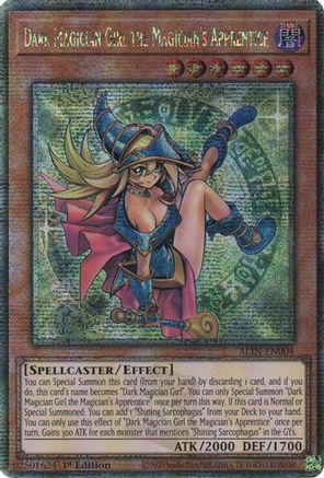 Dark Magician Girl the Magician's Apprentice (Quarter Century Secret Rare) [ALIN-EN004] Quarter Century Secret Rare