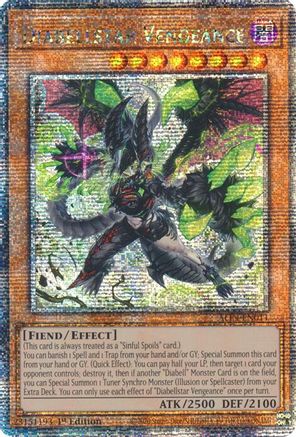 Diabellstar Vengeance (Quarter Century Secret Rare) [ALIN-EN011] Quarter Century Secret Rare