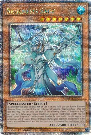 Regenesis Sage (Quarter Century Secret Rare) [ALIN-EN014] Quarter Century Secret Rare