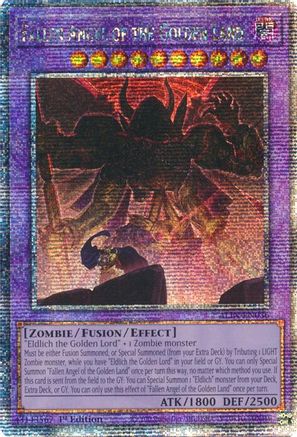 Fallen Angel of the Golden Land (Quarter Century Secret Rare) [ALIN-EN036] Quarter Century Secret Rare