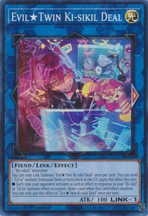 Evil★Twin Ki-sikil Deal [ALIN-EN052] Super Rare