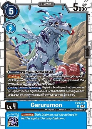 Garurumon  (EX9-017) [Versus Monsters]