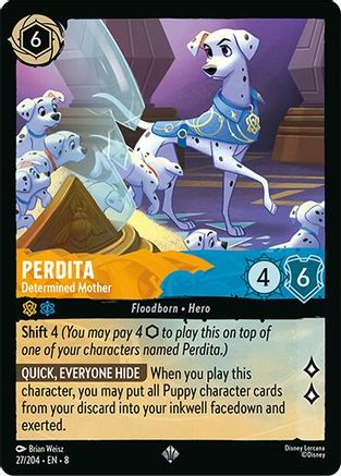 Perdita - Determined Mother (27/204) Reign of Jafar (Cold Foil)
