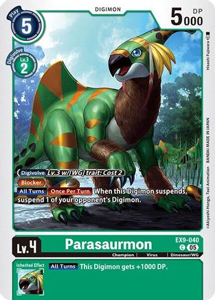 Parasaurmon  (EX9-040) [Versus Monsters]