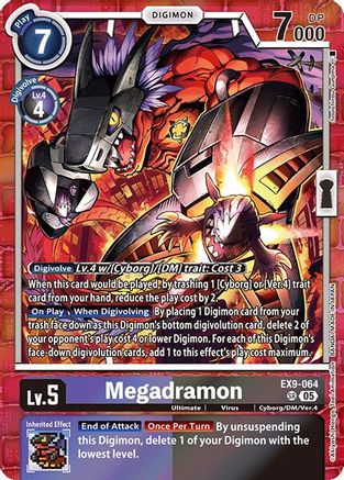 Megadramon  (EX9-064) [Versus Monsters] Foil