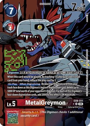 MetalGreymon (Alternate Art)  (EX9-011) [Versus Monsters] Foil