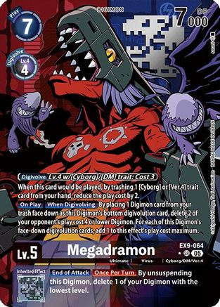 Megadramon (Alternate Art)  (EX9-064) [Versus Monsters] Foil