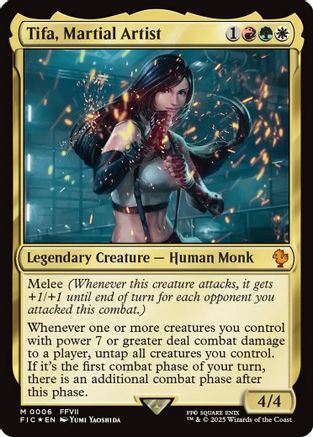Tifa, Martial Artist [Commander: FINAL FANTASY] Foil Mythic