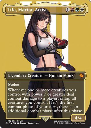 Tifa, Martial Artist (Borderless) [Commander: FINAL FANTASY] Mythic