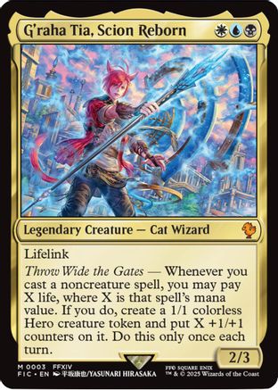 G'raha Tia, Scion Reborn [Commander: FINAL FANTASY] Foil Mythic
