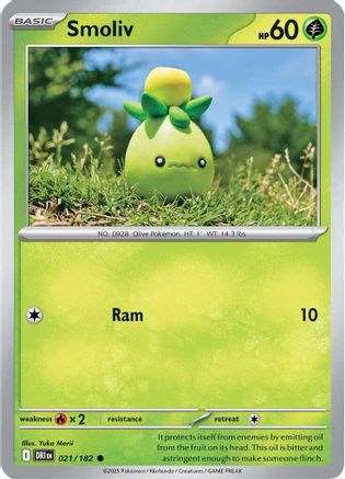 Smoliv ( 021) [SV10 Destined Rivals] (Reverse Holofoil)