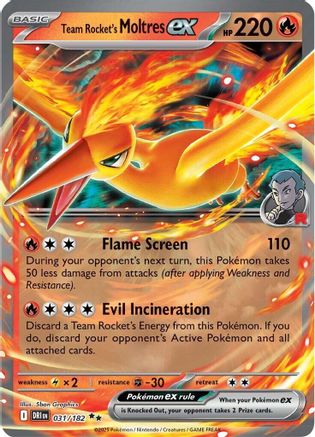 Team Rocket's Moltres ex ( 031) [SV10 Destined Rivals] (Holofoil)