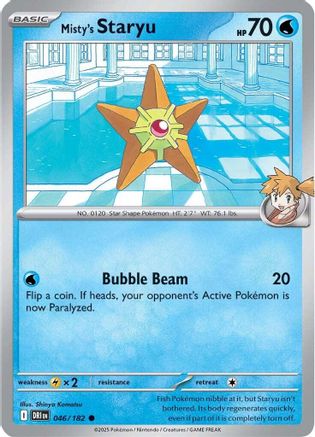 Misty's Staryu ( 046) [SV10 Destined Rivals] (Reverse Holofoil)