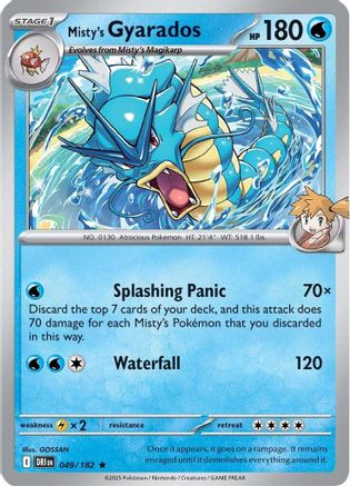 Misty's Gyarados ( 049) [SV10 Destined Rivals] (Holofoil)