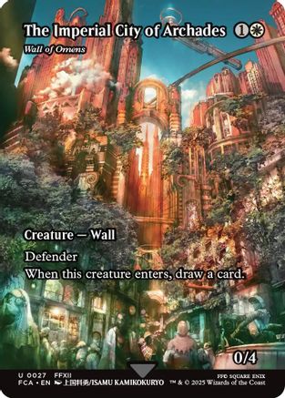 The Imperial City of Archades - Wall of Omens (Showcase) [FINAL FANTASY: Through the Ages] Uncommon