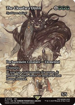 The Cloudsea Djinn - Nyxbloom Ancient (Showcase) [FINAL FANTASY: Through the Ages] Mythic