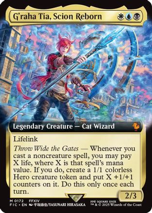 G'raha Tia, Scion Reborn (Extended Art) [Commander: FINAL FANTASY] Mythic