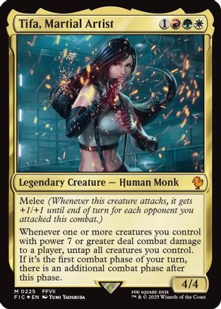 Tifa, Martial Artist (Surge Foil) [Commander: FINAL FANTASY] Foil Mythic