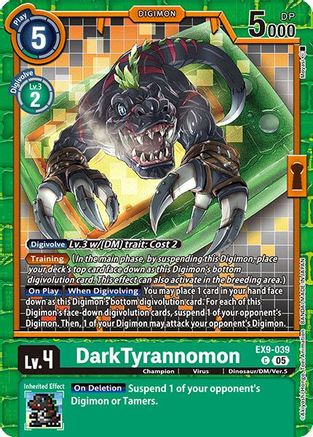 DarkTyrannomon  (EX9-039) [Versus Monsters]