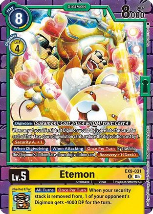 Etemon  (EX9-031) [Versus Monsters] Foil