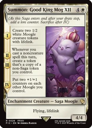 Summon: Good King Mog XII [Commander: FINAL FANTASY] Rare
