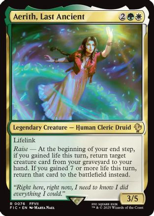 Aerith, Last Ancient [Commander: FINAL FANTASY] Rare