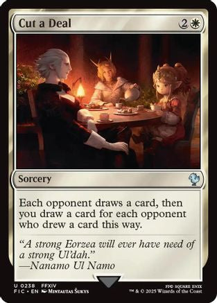 Cut a Deal [Commander: FINAL FANTASY] Uncommon