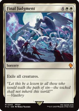 Final Judgment [Commander: FINAL FANTASY] Mythic