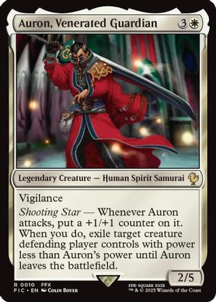 Auron, Venerated Guardian [Commander: FINAL FANTASY] Rare