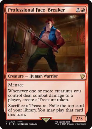 Professional Face-Breaker [Commander: FINAL FANTASY] Rare