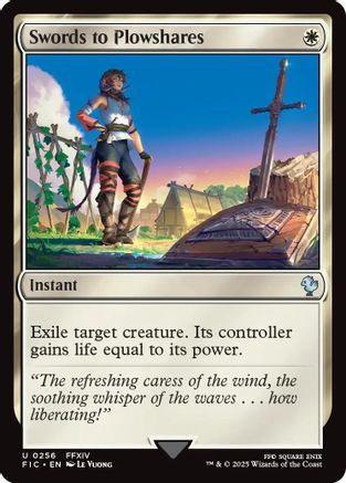 Swords to Plowshares [Commander: FINAL FANTASY] Uncommon