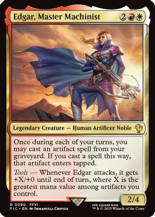 Edgar, Master Machinist [Commander: FINAL FANTASY] Rare