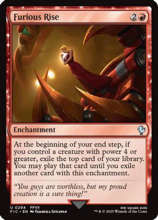 Furious Rise [Commander: FINAL FANTASY] Uncommon