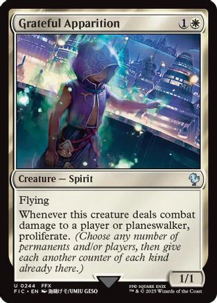 Grateful Apparition [Commander: FINAL FANTASY] Uncommon