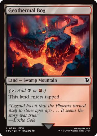 Geothermal Bog [Commander: FINAL FANTASY] Common